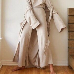 Free People Beach Black Golden‎ Sands Knit High Rise Pants